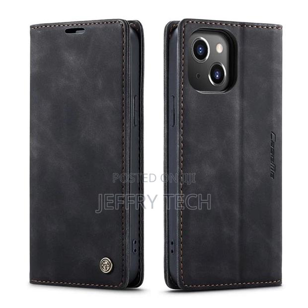 iPhone 14 Flip Leather Wallet Case - main view
