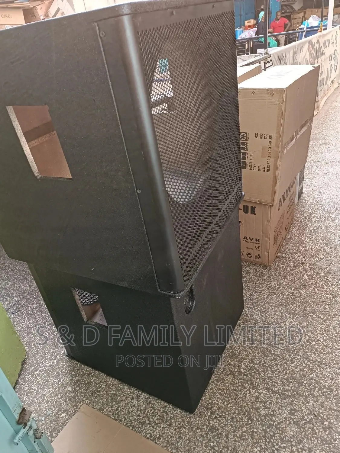 Single Subwoffer Bass Cabinet