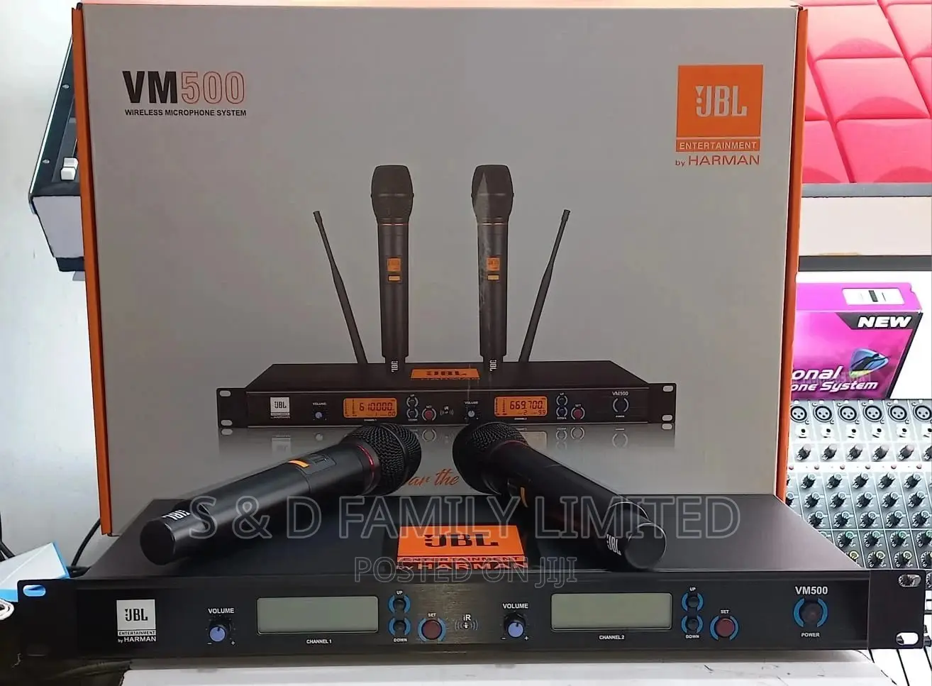 JBL Uhf Wireless Microphone Vm500