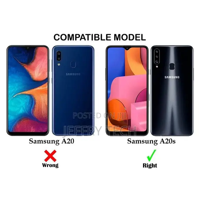Case for Sam Galaxy A20s(Free Screen Protector)