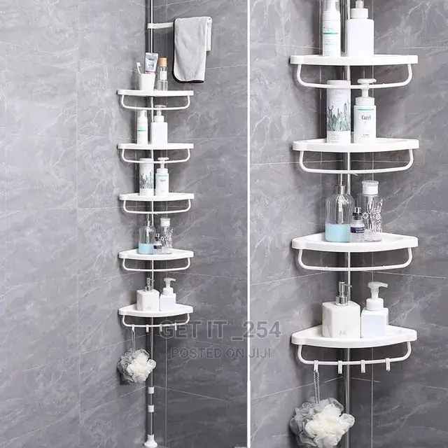 4tier Shower Caddy Shower Organizer Shower Tension Pole