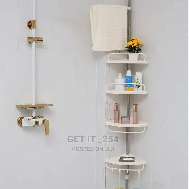 4tier Shower Caddy Shower Organizer Shower Tension Pole