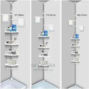 4tier Shower Caddy Shower Organizer Shower Tension Pole