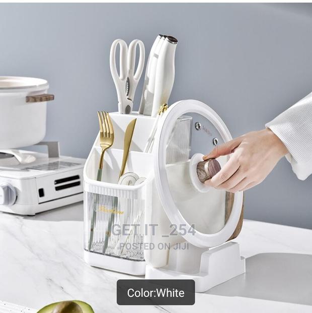 Transparent Spoon and Knife Holder