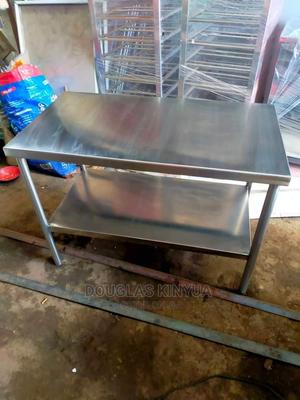 4feet Stainless Steel Working Table::' - thumbnail 2