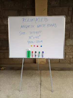 Imported Whiteboard 3ftx4ft+Tripodstand Metallic