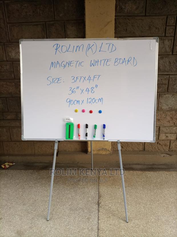Imported Whiteboard 3ftx4ft+Tripodstand Metallic - main view