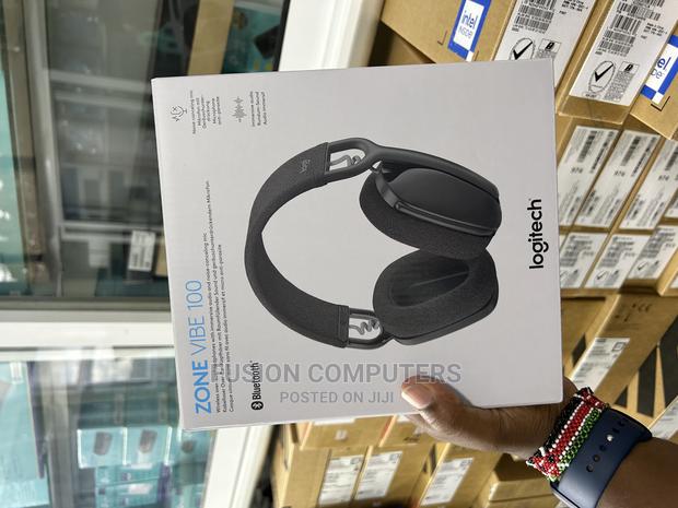 Logitech Zone Vibe 100 Wireless Over the Ear Headphones - main view