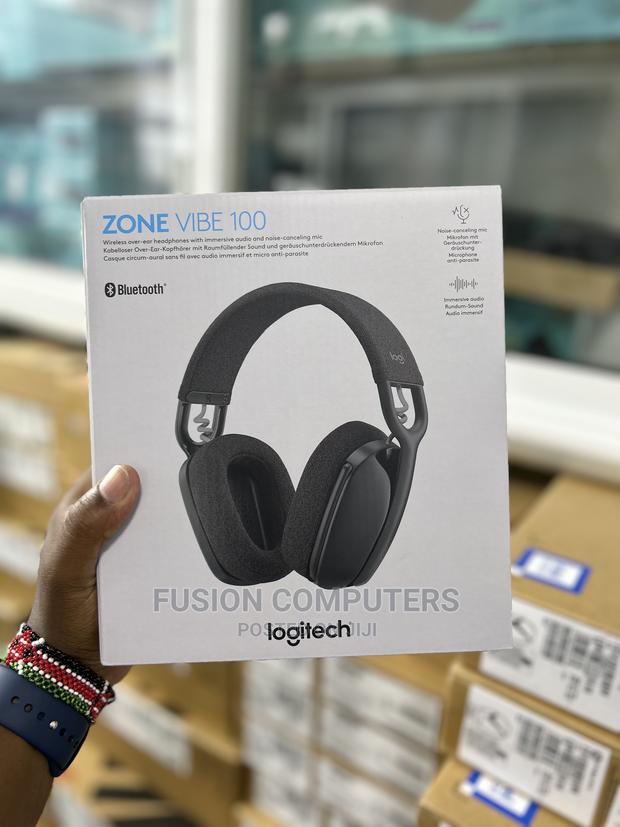 Logitech Zone Vibe 100 Wireless Over the Ear Headphones - thumbnail 2