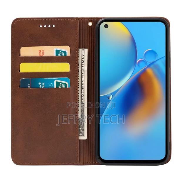 Nokia C21 PU Leather Slim Flip Case Concealed Magnet - thumbnail 3