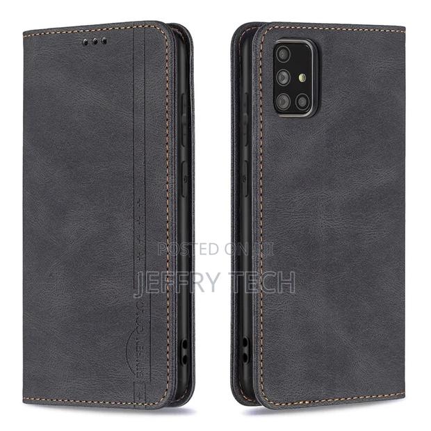 Samsung Galaxy A71 5G Flip Folio Leather Wallet Case - main view