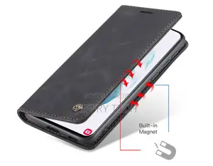Samsung Galaxy S21 Plus Retro Flip Leather Wallet Case Black