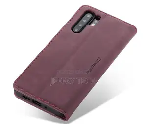 Huawei P30 Pro Retro Flip Leather Wallet Case Red