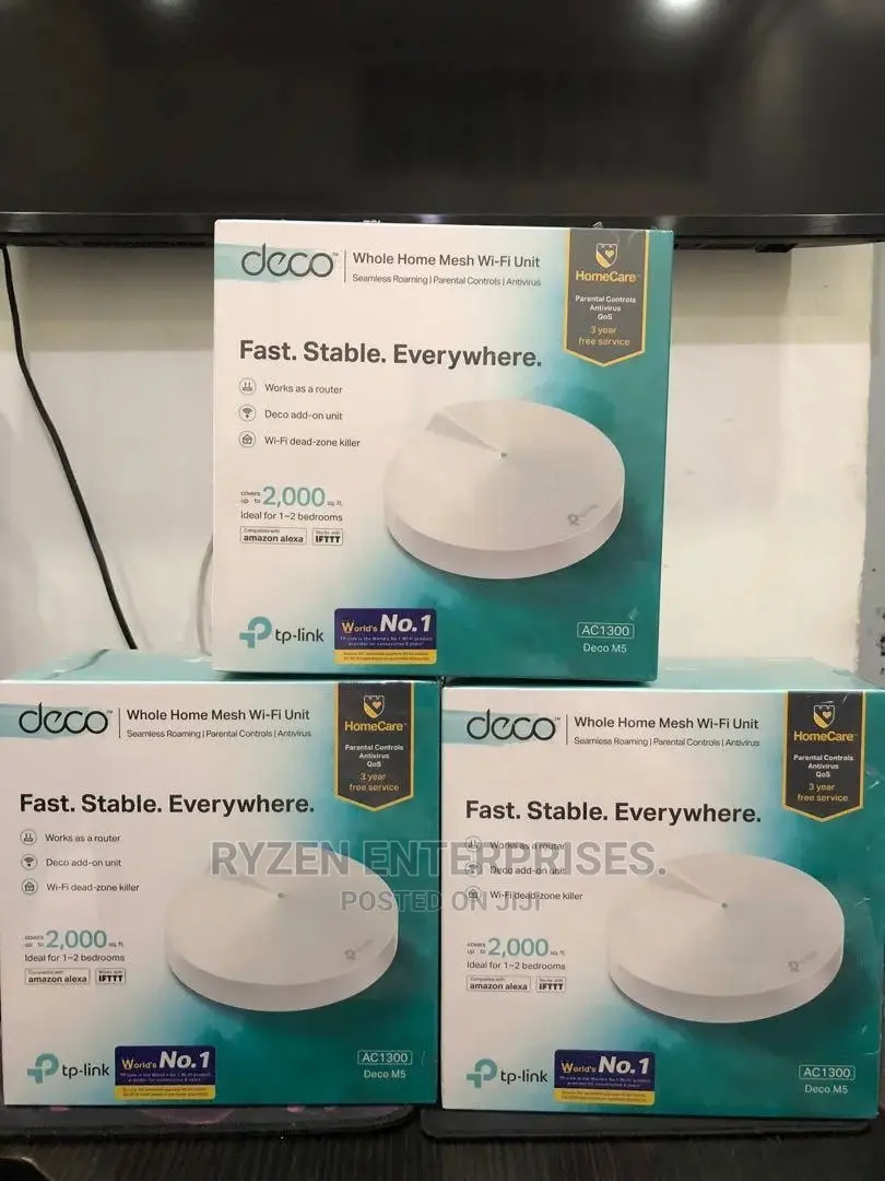 Deco-m5 Ac1300 Whole Home Mesh Wi-fi System (3 Pack) Deco M5