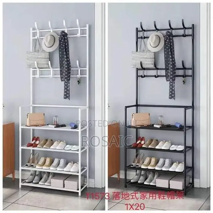 Multi Function Shoe, Hat and Cloth Hanger Rack