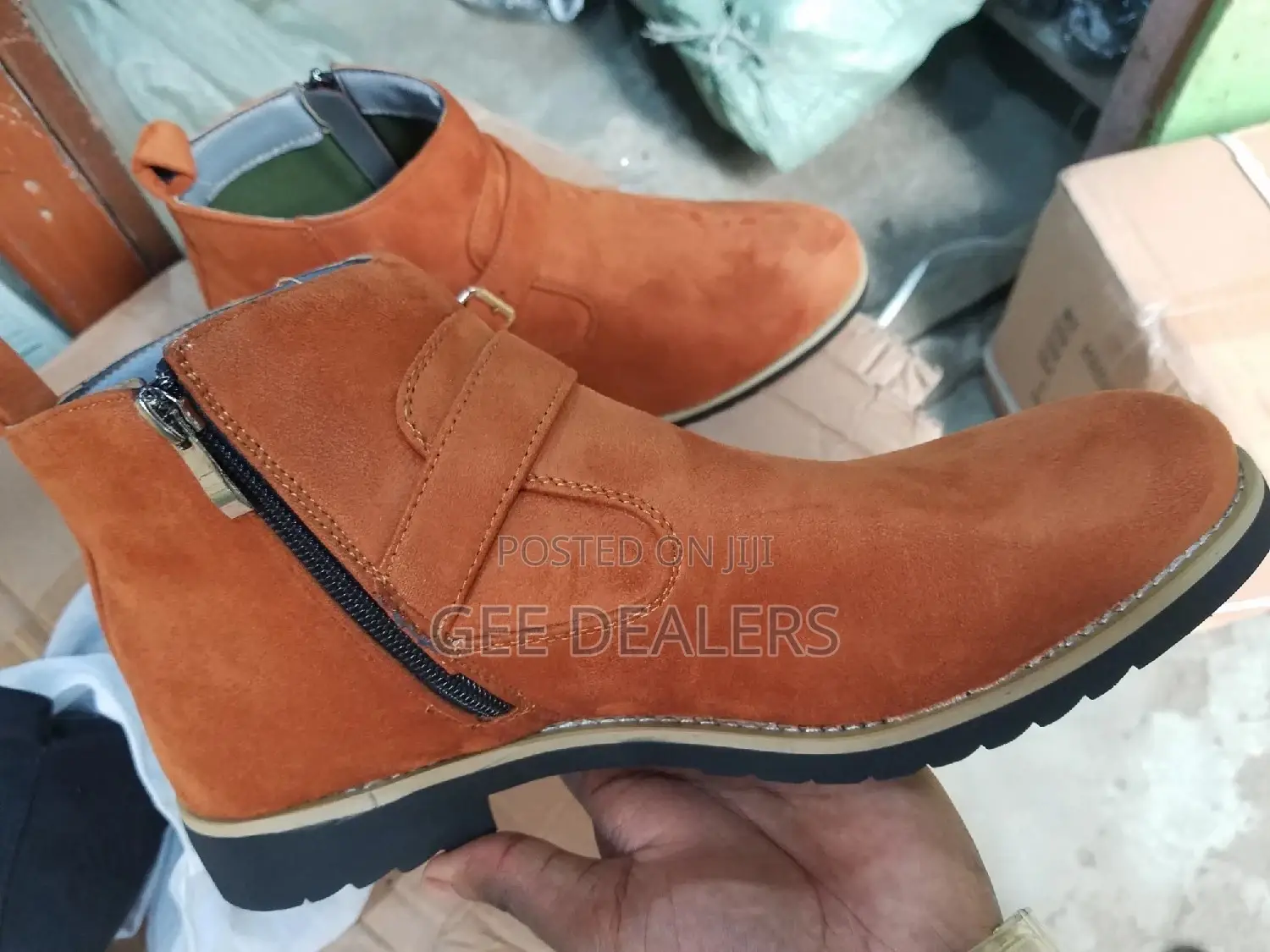 Brown Suede Official Chelsea Boots