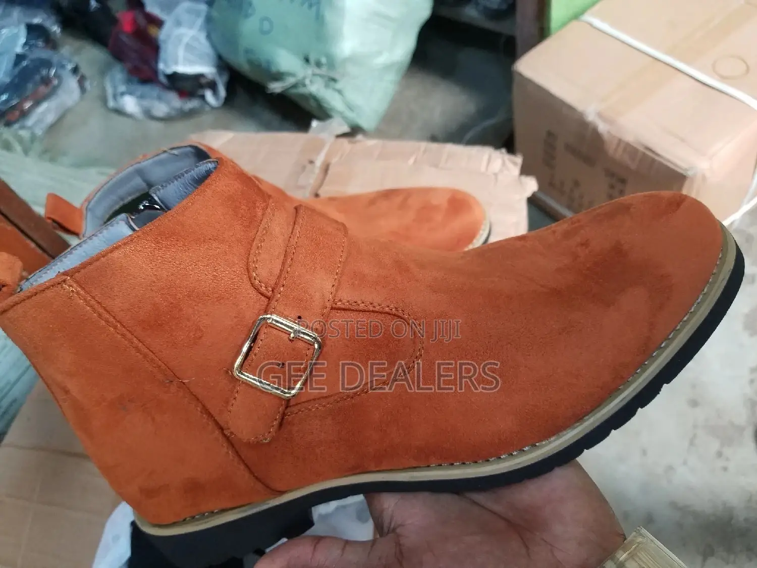 Brown Suede Official Chelsea Boots