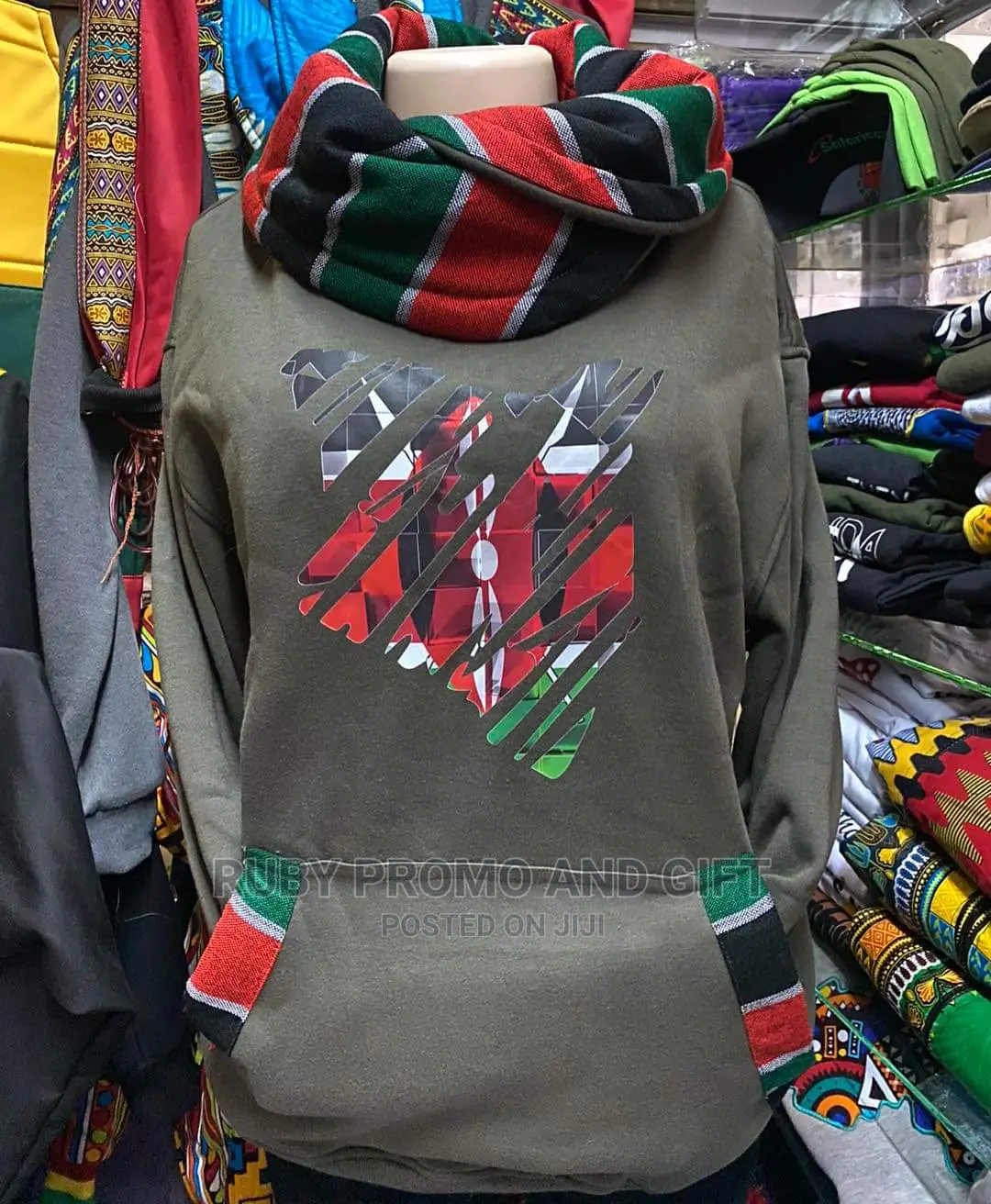 Super Warm Maasai Shuka Hooded Hoodies