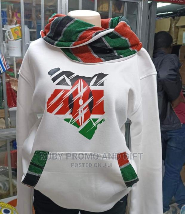 Super Warm Maasai Shuka Hooded Hoodies - thumbnail 2