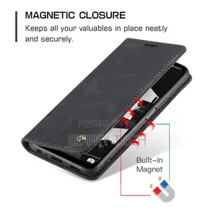 Samsung Galaxy M33 5G Retro Flip Leather Wallet Case Black
