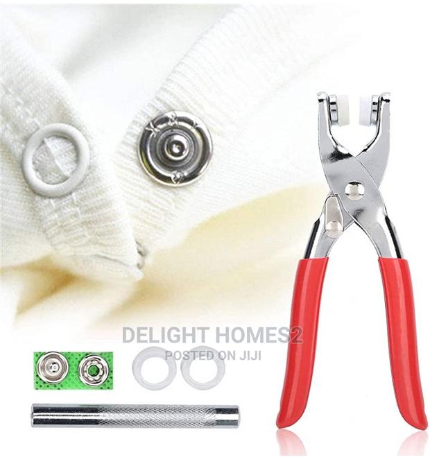 Metallic Snup Button Pliers Set