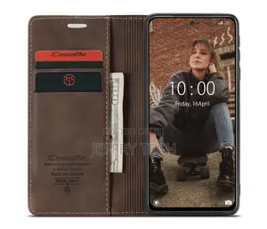 Xiaomi Redmi Note 10 4G Retro Flip Leather Wallet Case Coffe