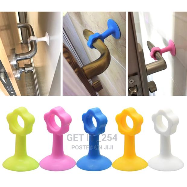 Silicone Door Handle Knob Crash Pad Wall Bumper Guards - main view