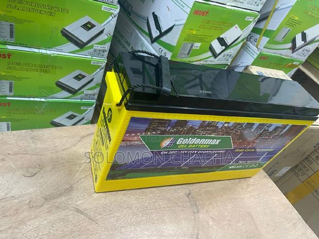 Goldenmax 200ah 12v Drycell Backup Battery - thumbnail 3