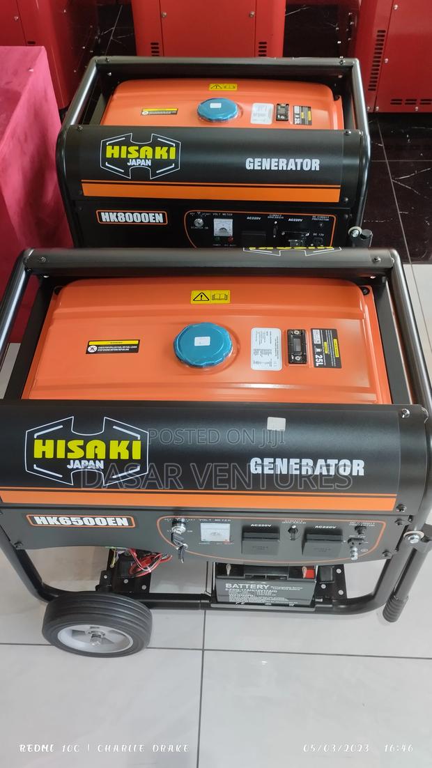 Hisaki Power Generator 6kva