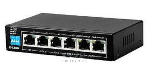 D-Link DGS-F1006P-E 250M 6-Port Switch With 4 Poe