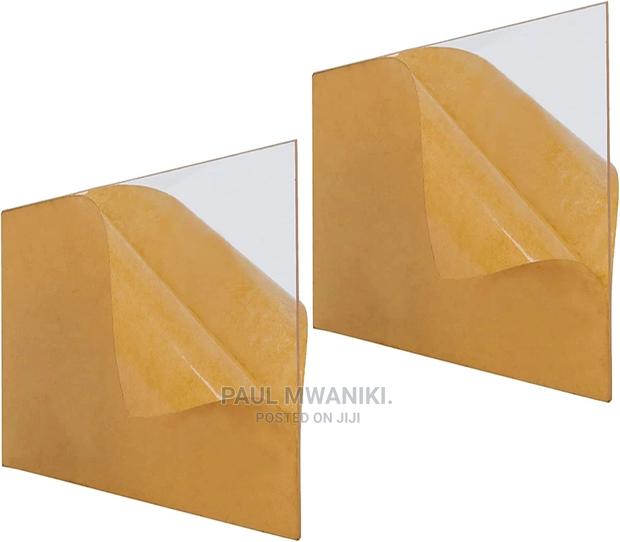 Transparent Acrylic Plastic Board With Protective Paper - main view