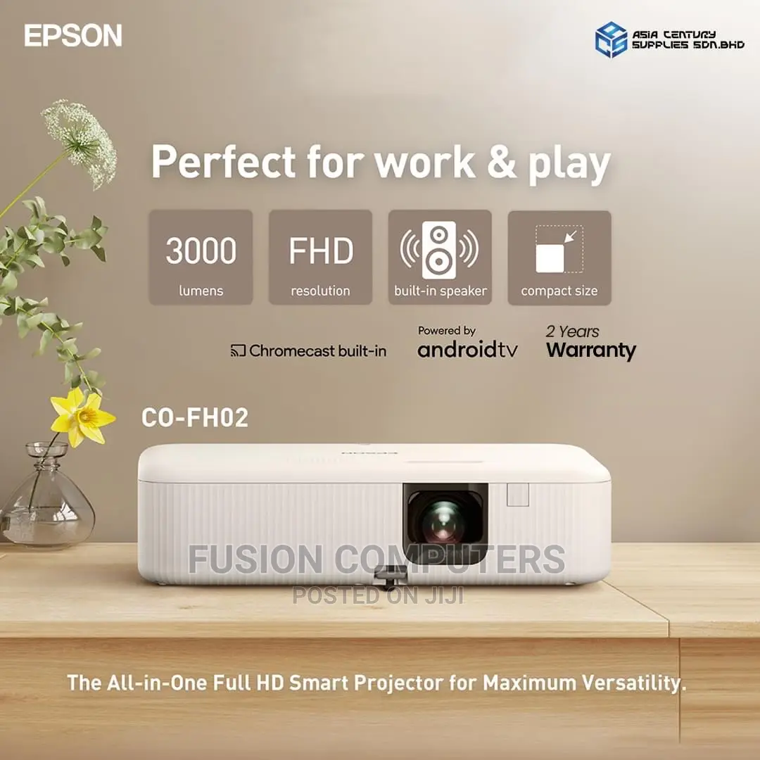 Epson Co-Fh02, 3000 Lumen 3lcd Smart Projector