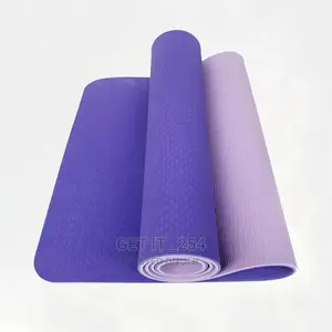 Tpe Double Colour Yoga Mats*
 ☆Thickness (8mm