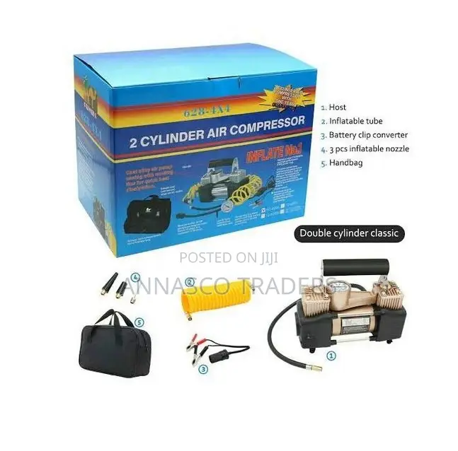2 Cylinder Air Compressor/Tyre Inflator
