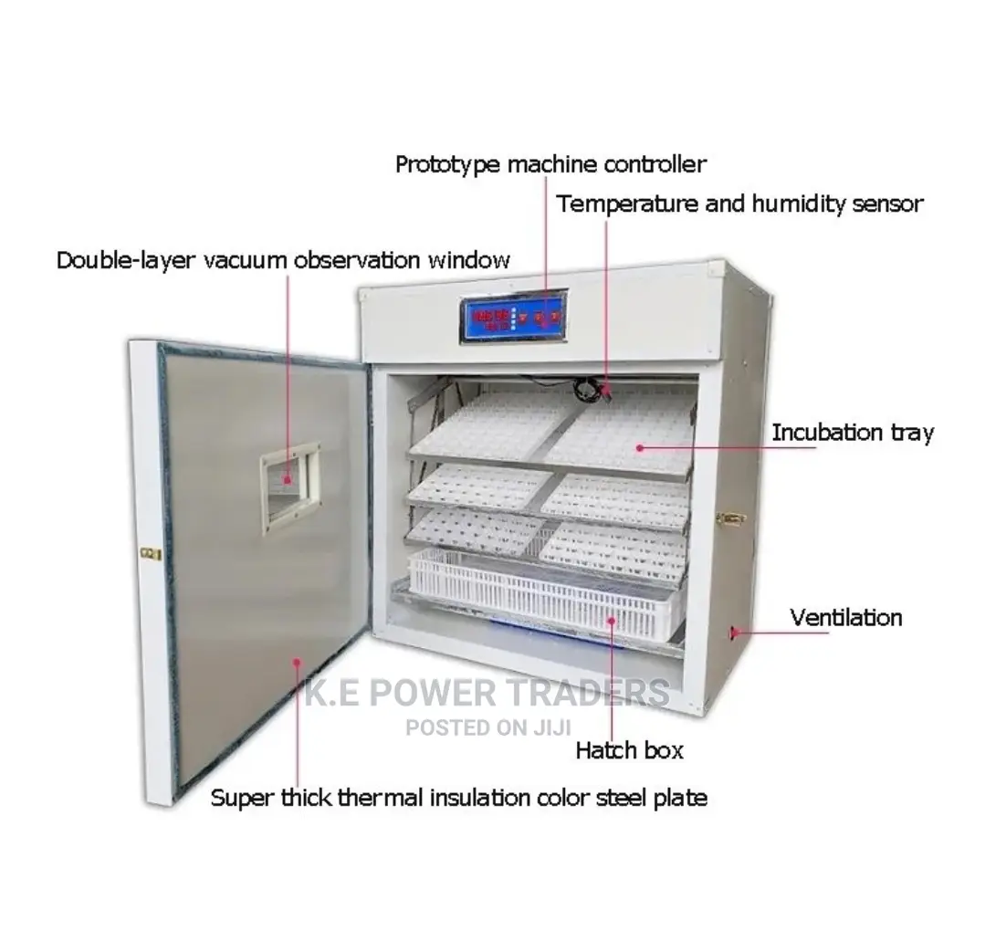 Automatic Rolling AC/DC 528 Egg Incubator