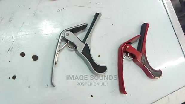 Guitar Capo, Red, Grey and Black - main view