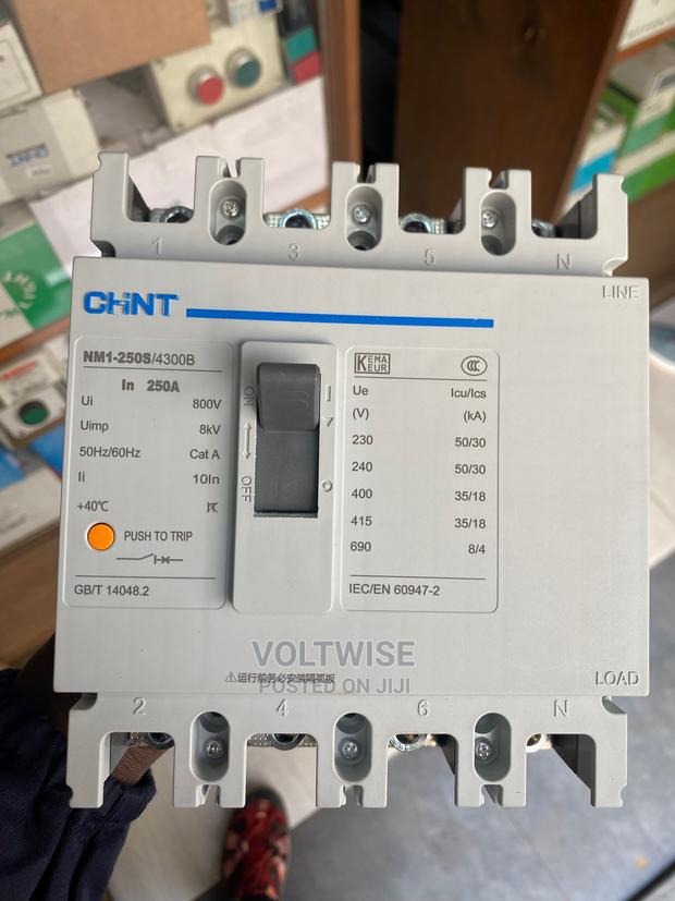 250A McCb 4 Pole Air Switch Chint - thumbnail 2