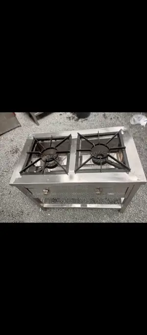 Two Burner Gas Cooker, Stainless Steel