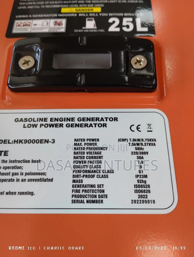 Generator Hisaki 9kva Open Set - thumbnail 3