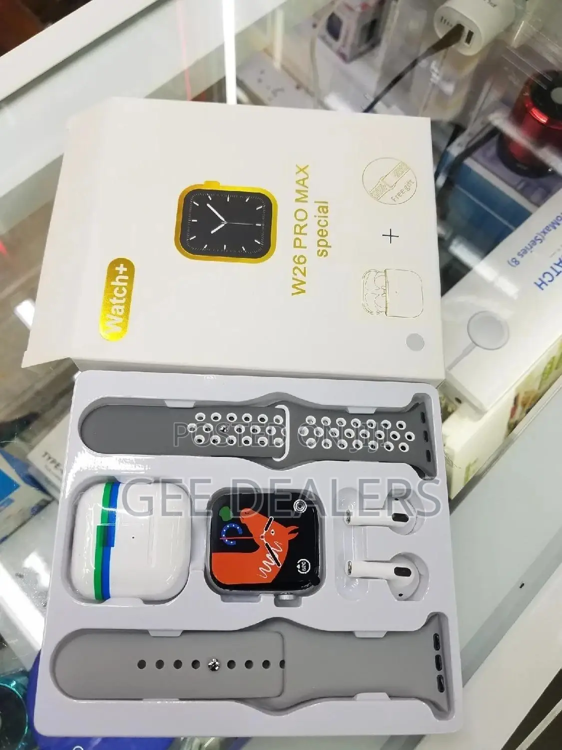 W26 Pro Max Smart Watch With Free Buds