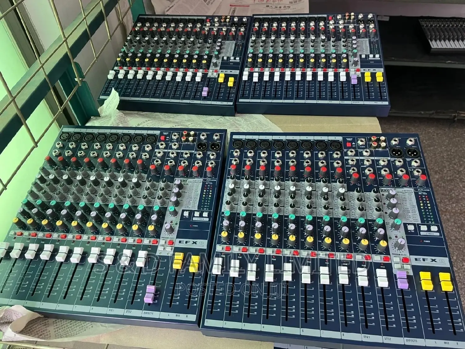Soundcraft Lexicon EXF 8 Channels Mixer