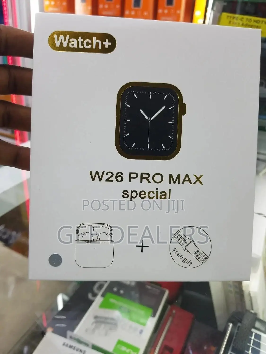 W26 Pro Max Smart Watch With Free Buds