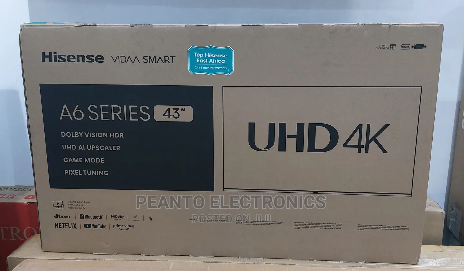 Hisense 43" Class A6 Series Uhd Smart Tv