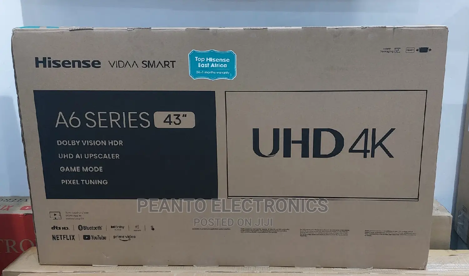 Hisense 43" Class A6 Series Uhd Smart Tv