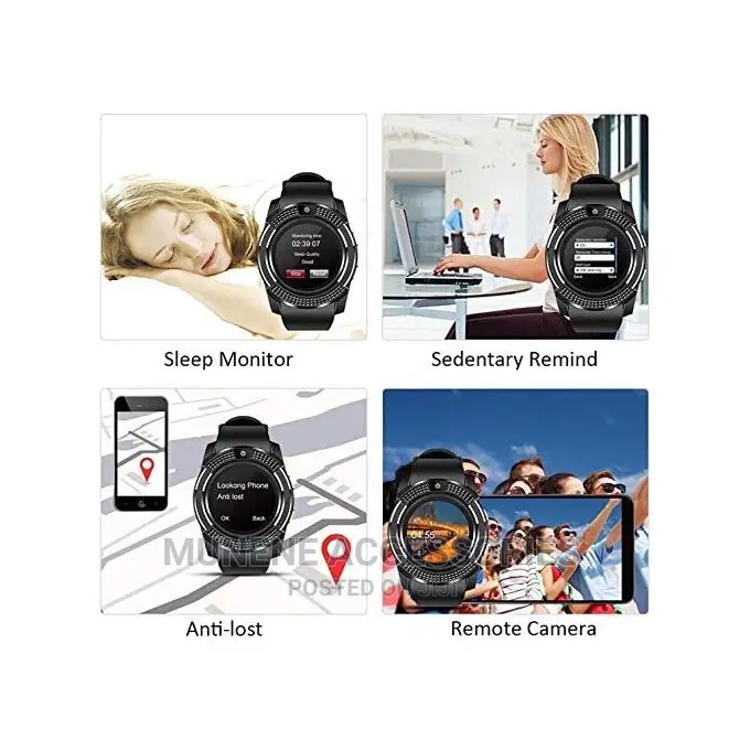 Y1 Bluetooth Sport V8 Wrist Smartwatch GSM SD SIM Card Slot