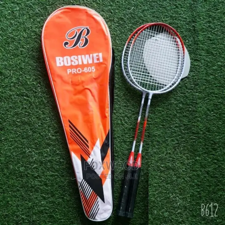 Tennis Rackets 
Consists of 2 Rackets and 1shuttlecock.