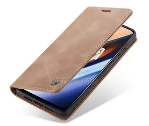 Oneplus 7 Leather Wallet Flip Case Brown