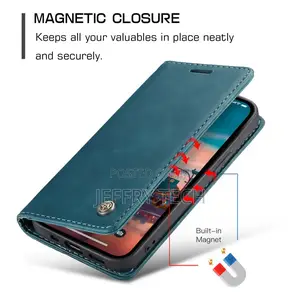 iPhone 14 Plus Retro Flip Leather Wallet Case Blue