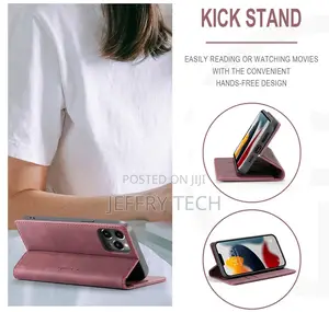 iPhone 13 Pro Retro Flip Leather Wallet Case Red
