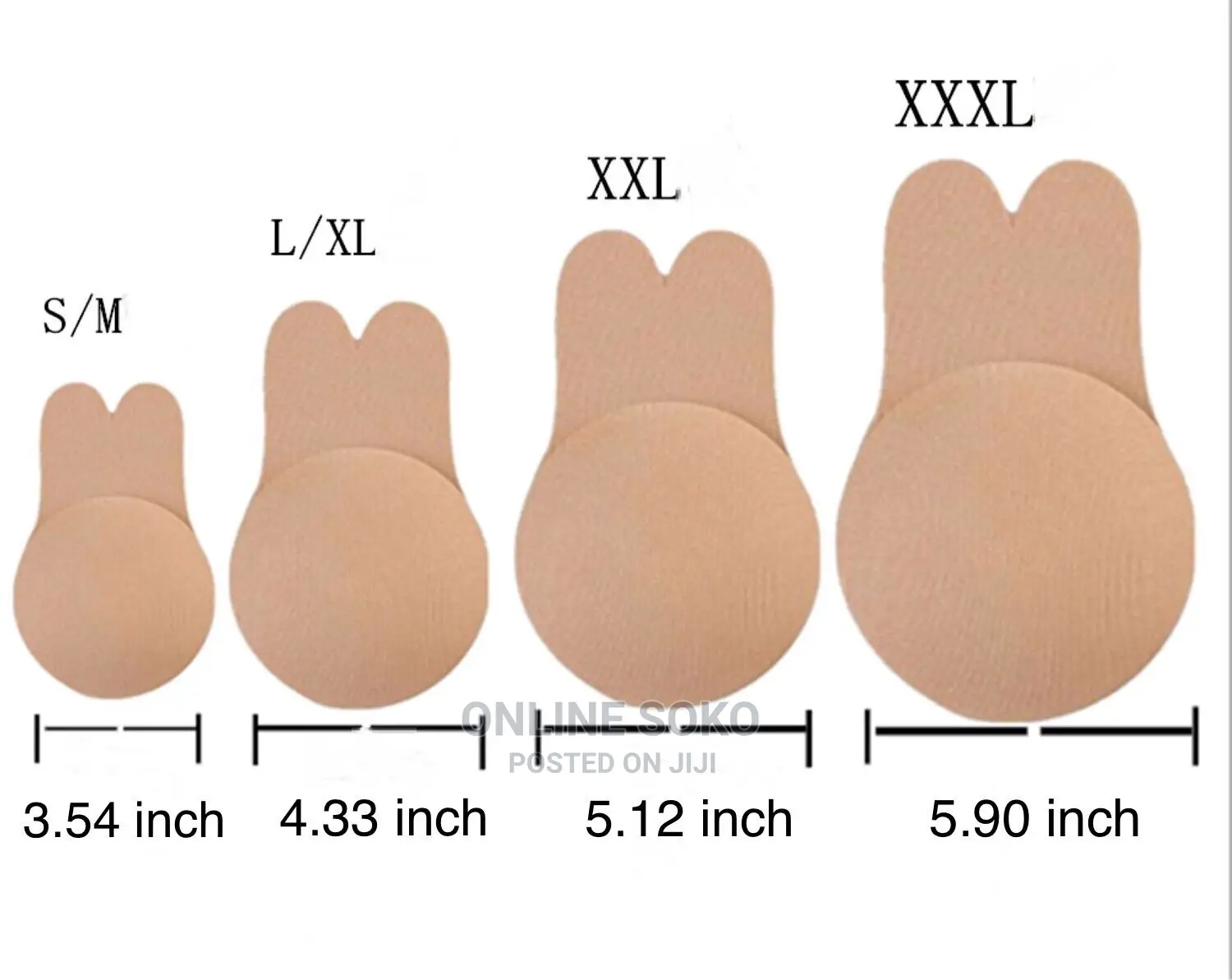 Women Reusable Rabbit Ear Silicone Breast Lift Nipple Covers